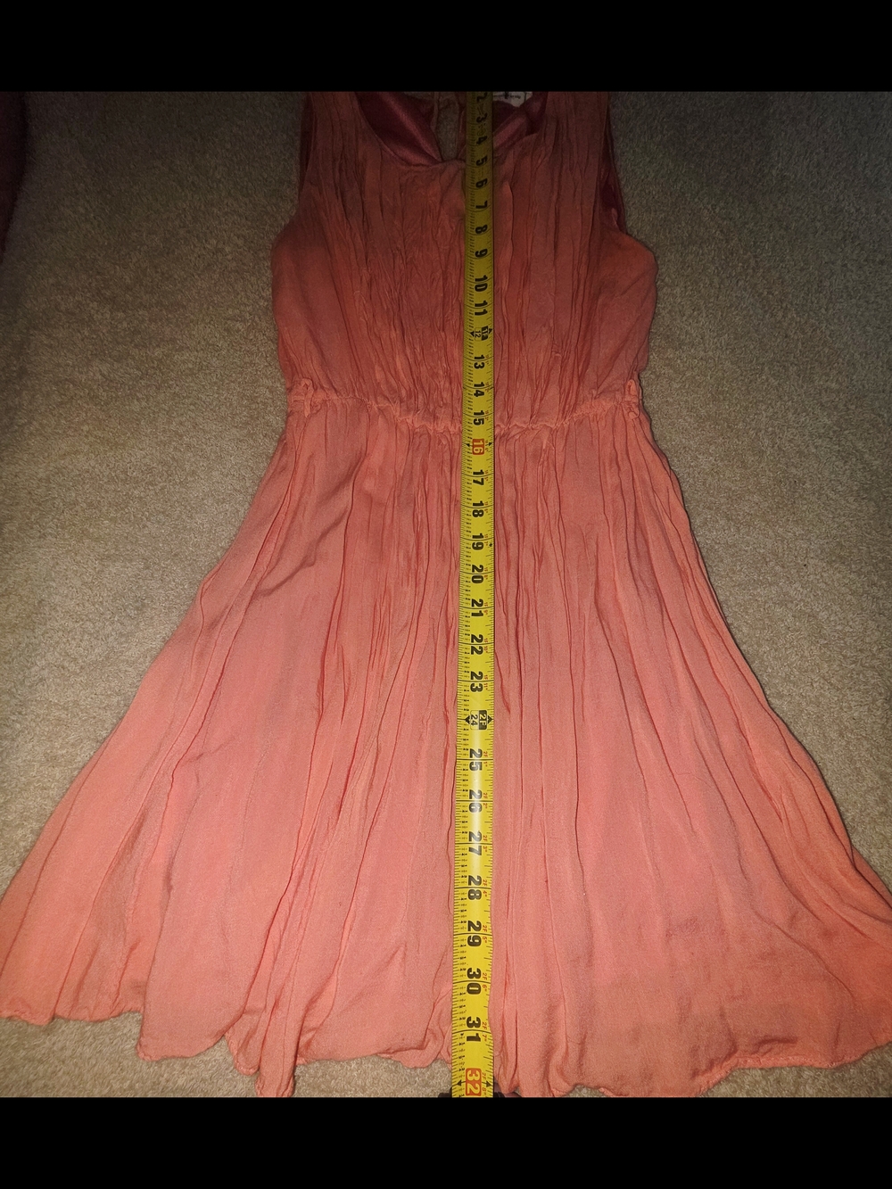 Love Coral Sleeveless Pleated Mini Dress